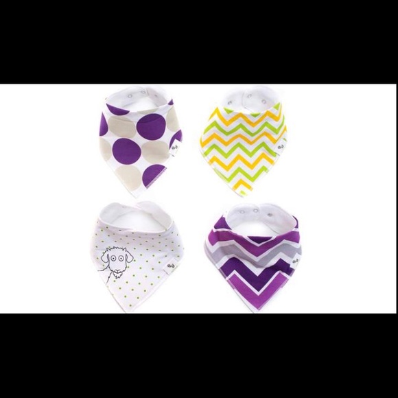 Billy Goat Drool Bibs with pacifier clips Sets - Picture 2 of 8